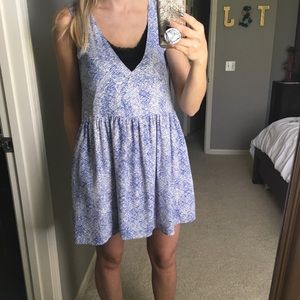 Blue tank dress